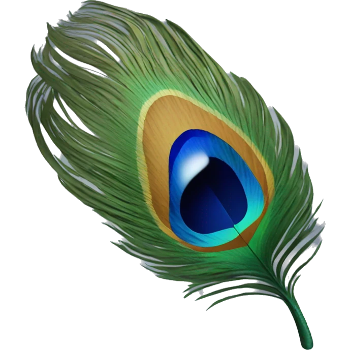 peacock feather emoji