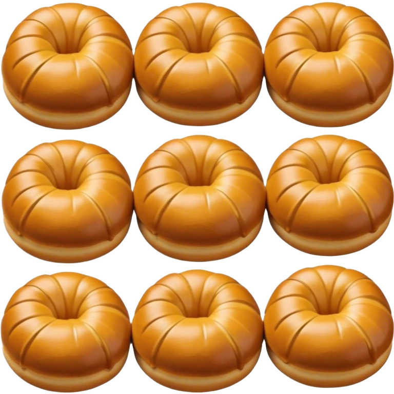 Saffron bun emoji