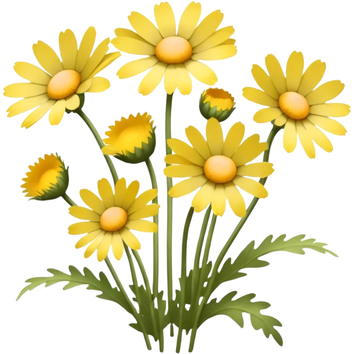 Tussilago farfara flowers emoji
