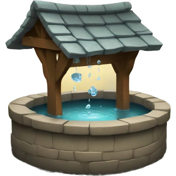 Wishing well emoji