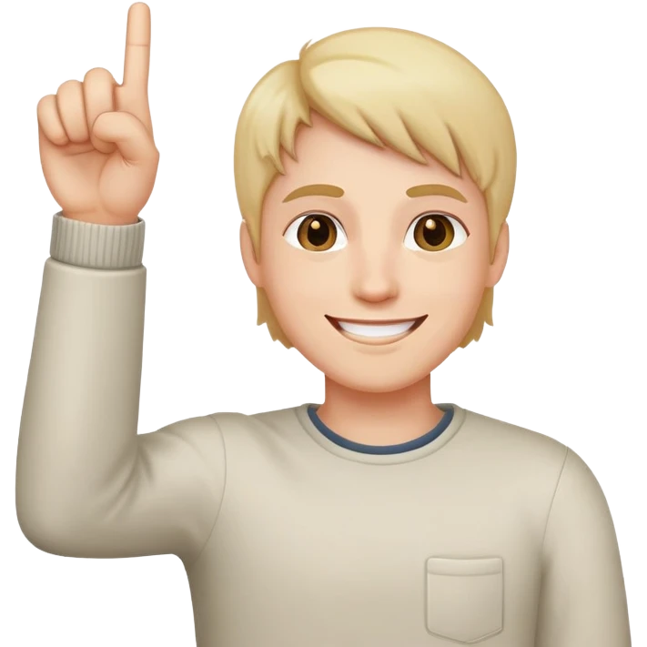 smiling face with one hand raised middle finger extended emoji