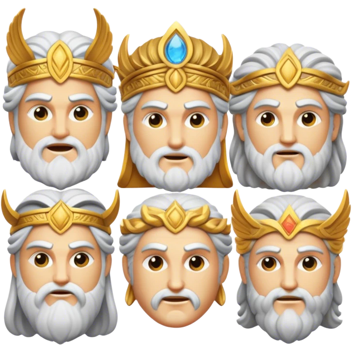 Cinematic Realistic Greek Gods Pop Culture Emoji, featuring mythic portrayals of ancient deities rendered with dynamic, ethereal lighting and classical detail. emoji