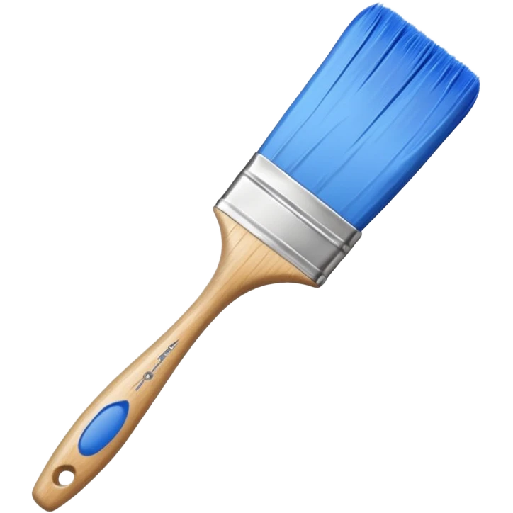 blue paint brush emoji