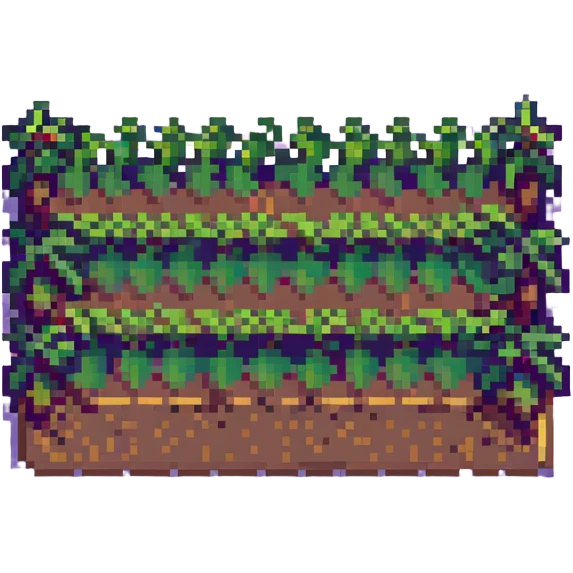 farm field with crops growing emoji