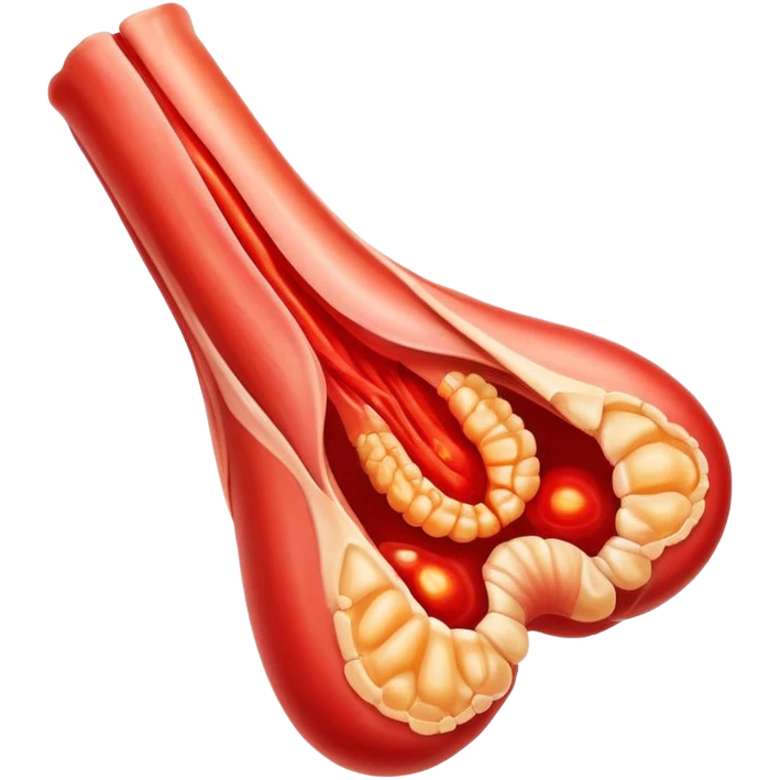 Tendon with microscopic inflammation view emoji