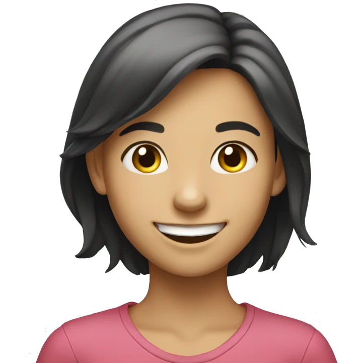 Smiling girl  emoji
