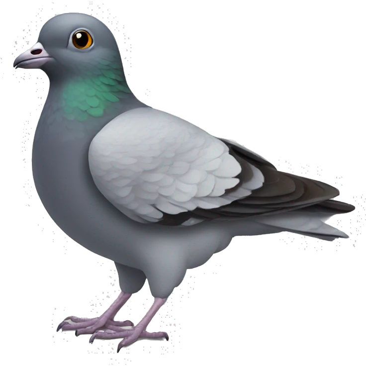 Pigeon fly emoji