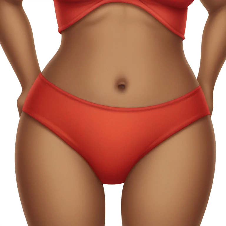 Red underpants lady emoji