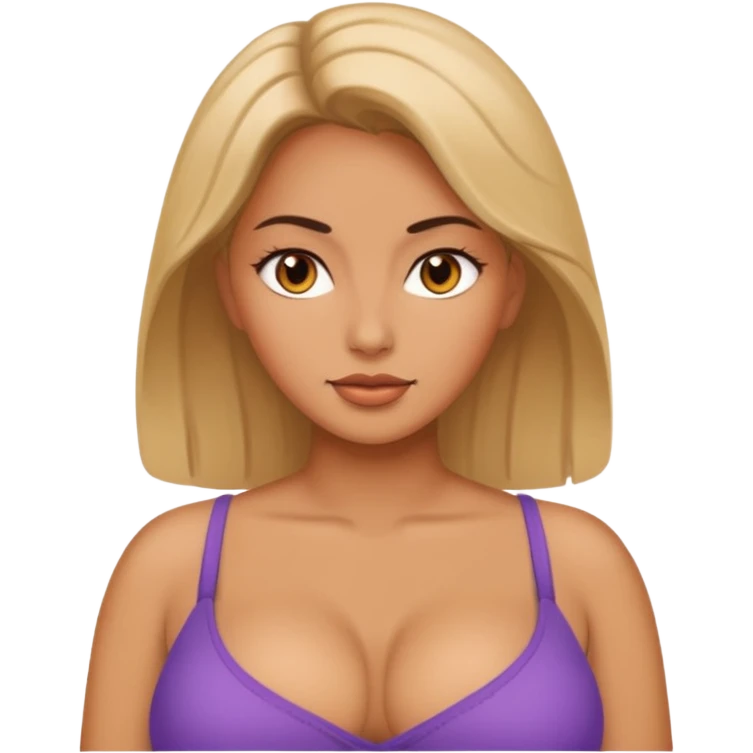 MILF with big tits emoji
