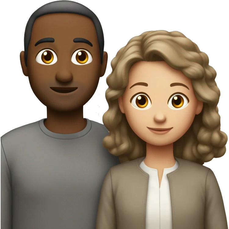 une grande soeur et une petit frère emoji