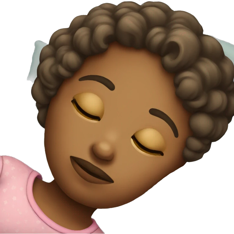 girl sleep emoji