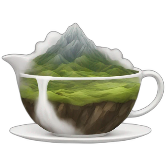 mountain fog tea emoji