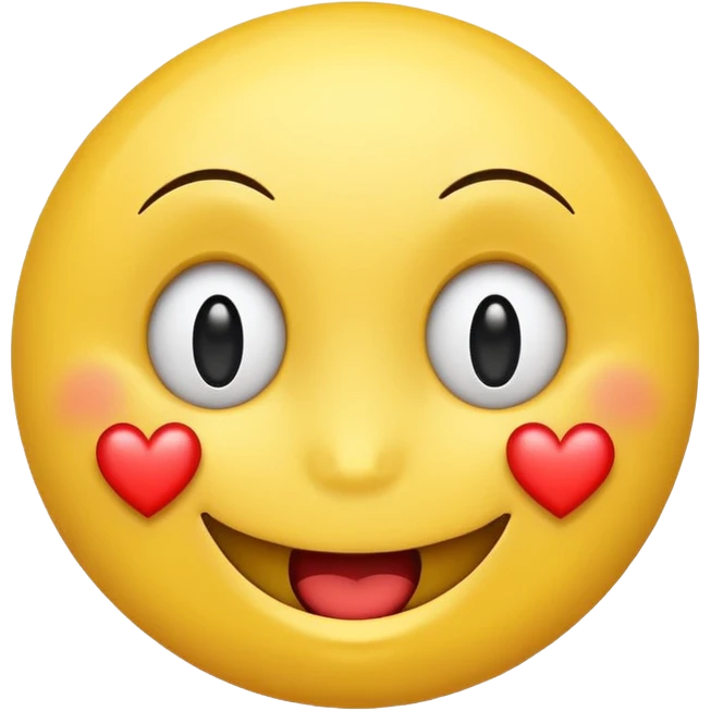 Emotka z taką minką":3" emoji