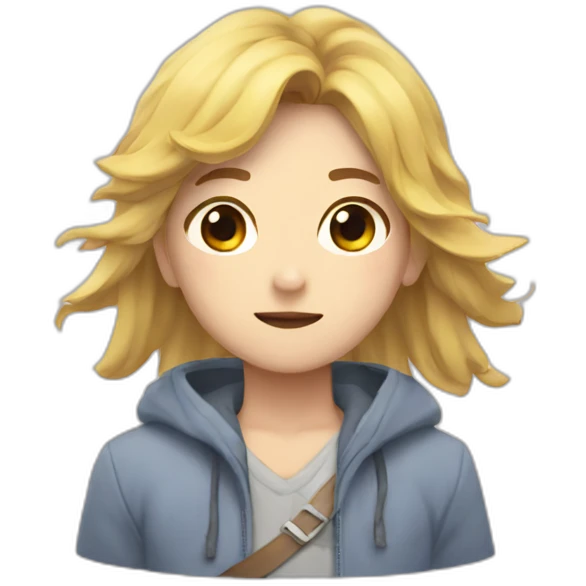 海と月 emoji