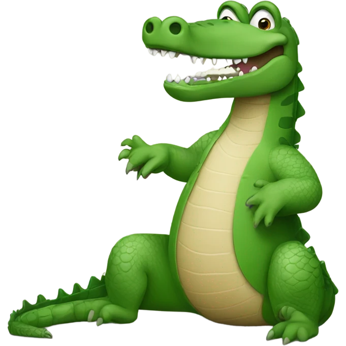 Crocodile wearing crocs emoji