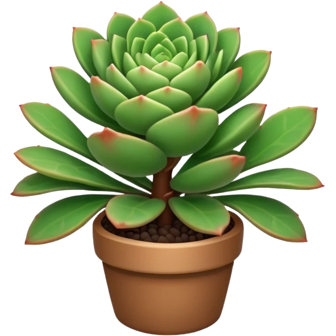 plant with small succulent like leaves emoji