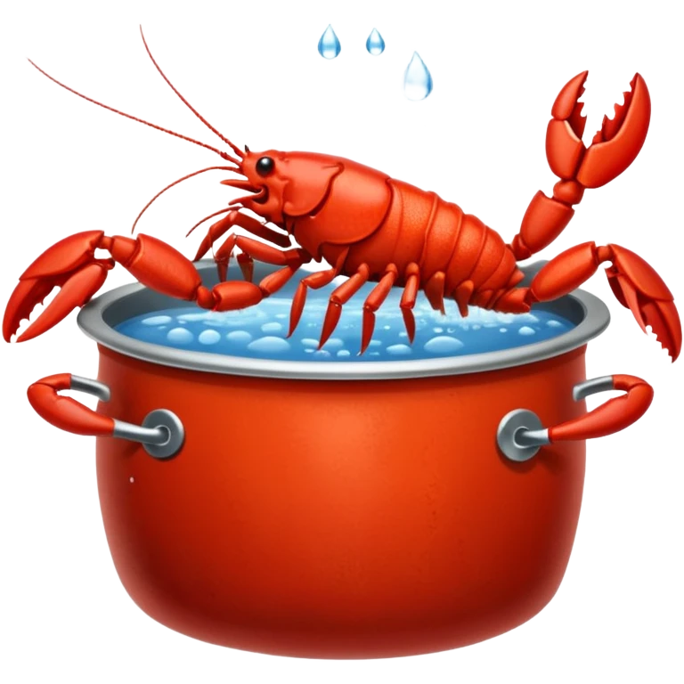 crayfish in a pot emoji