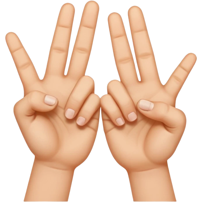 Dedos cruzando  emoji