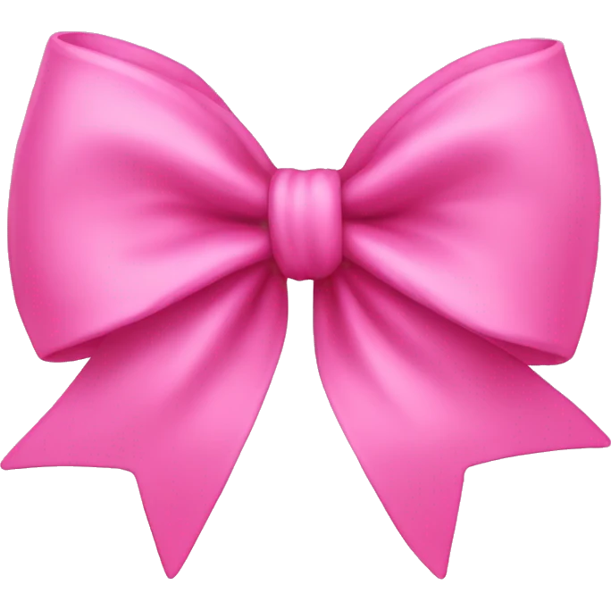 pink bow emoji