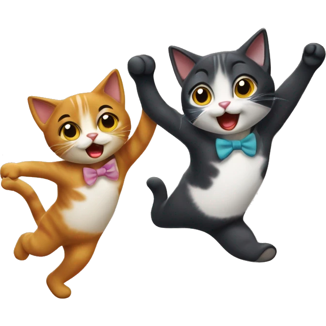 lindy hop cats emoji
