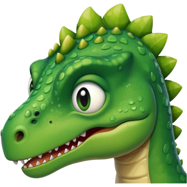 Dinosaur with a tear in his eyes emoji