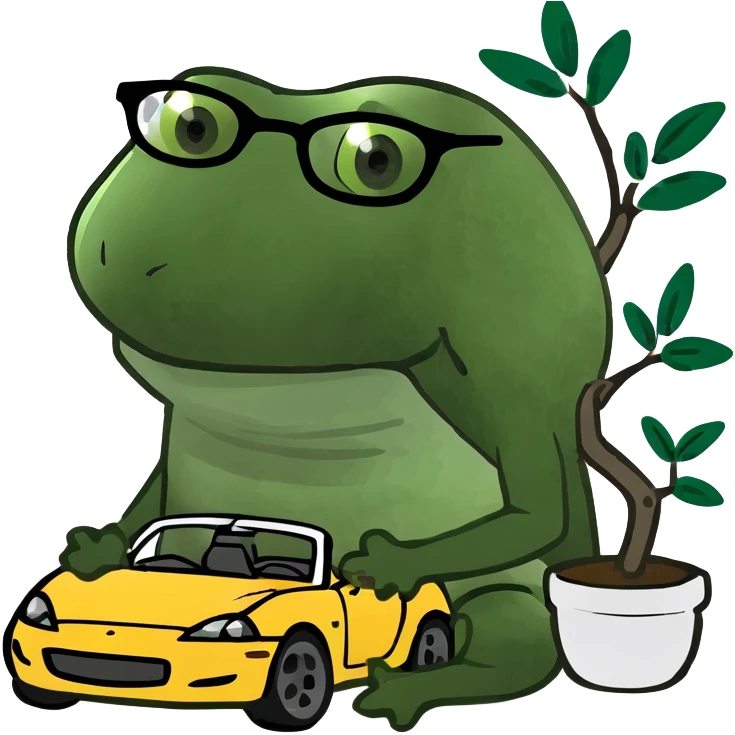 a bonsai tree with an s2000 under it  emoji