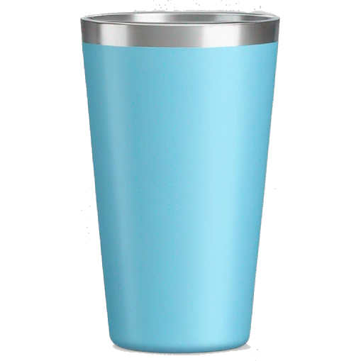 pale blue tumbler emoji