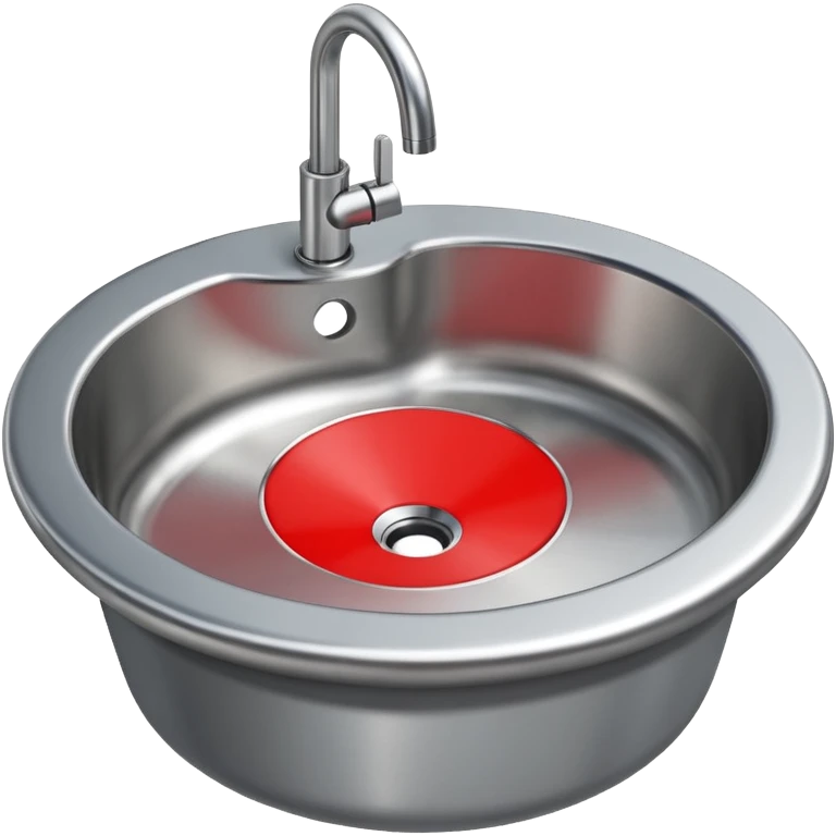 a sink with a red circular no sign emoji