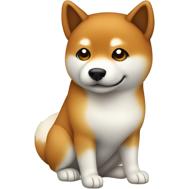 shiba inu smoking a cigarette  emoji