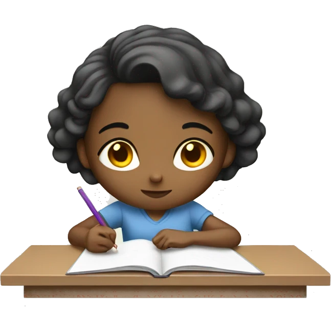 girl studiying emoji