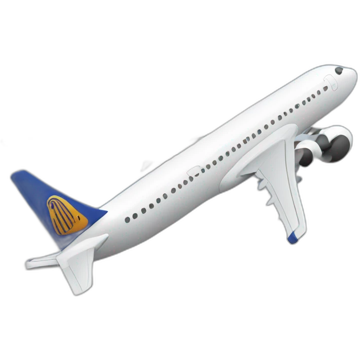 Stick figure getting in airplane emoji