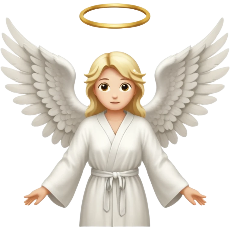 angel with wings spread emoji