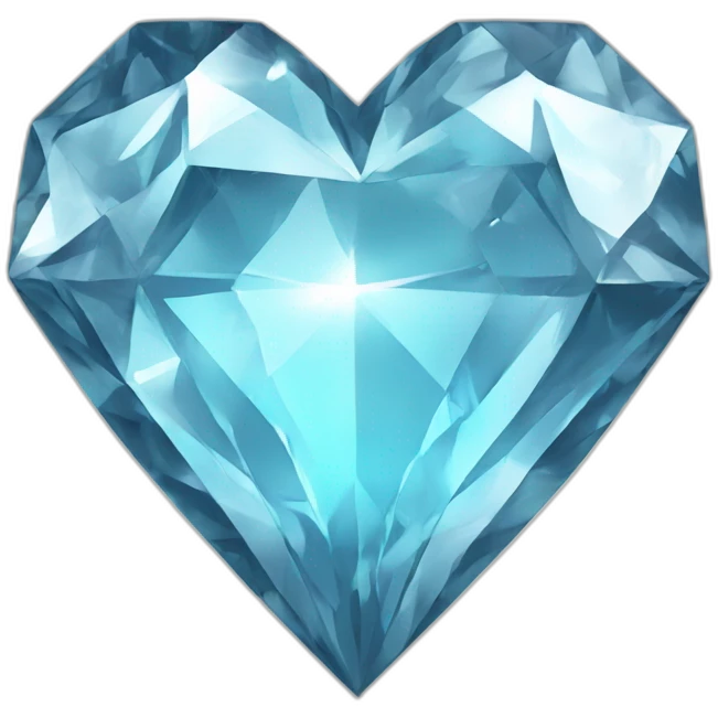 Diamond-heart-breaked emoji