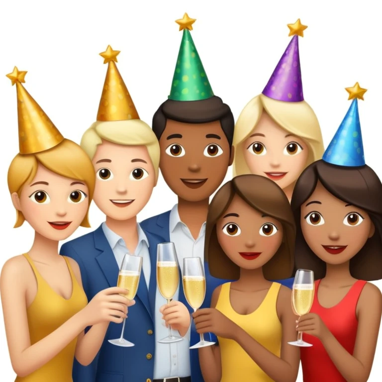 a celebration for good results emoji