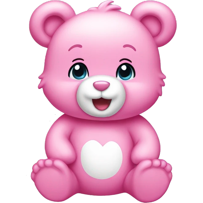 Carebear pink emoji
