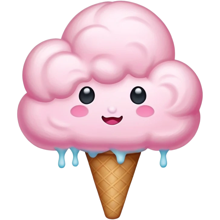 Nuvem rosa  emoji