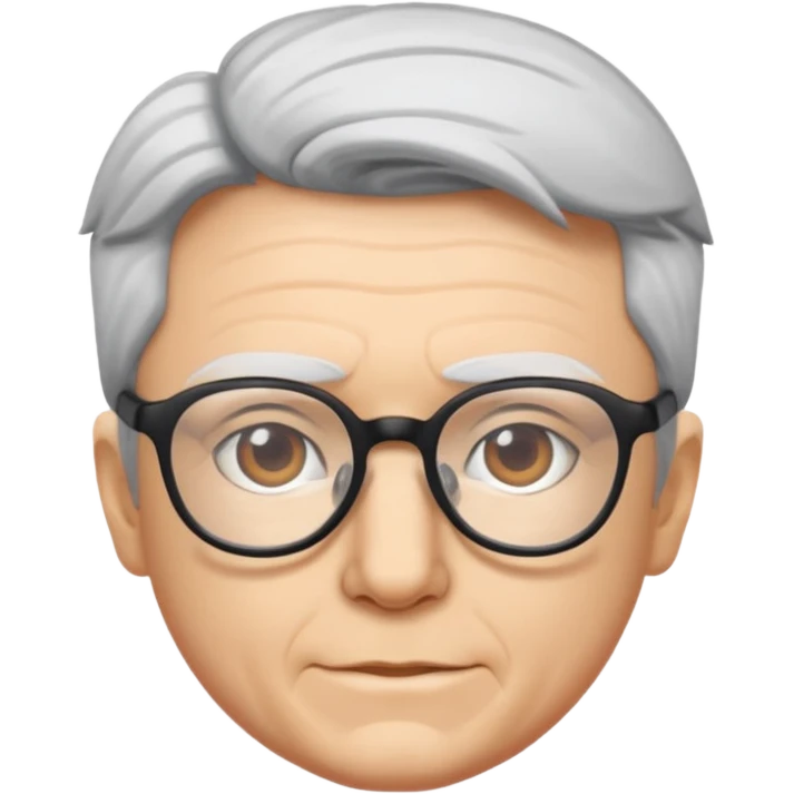 Gojo with glasses and no wrinkles emoji