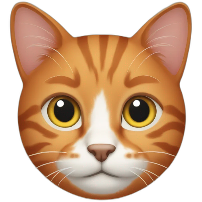 red tabby cat emoji