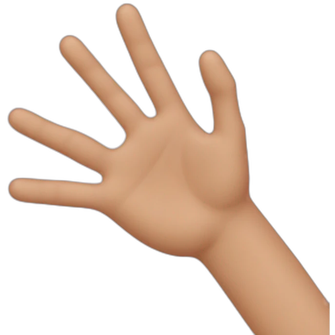 Cœur avec les doigts emoji