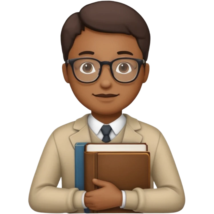 Preparing for school emoji