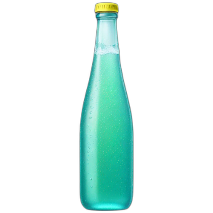 bottle of sparkling water emoji