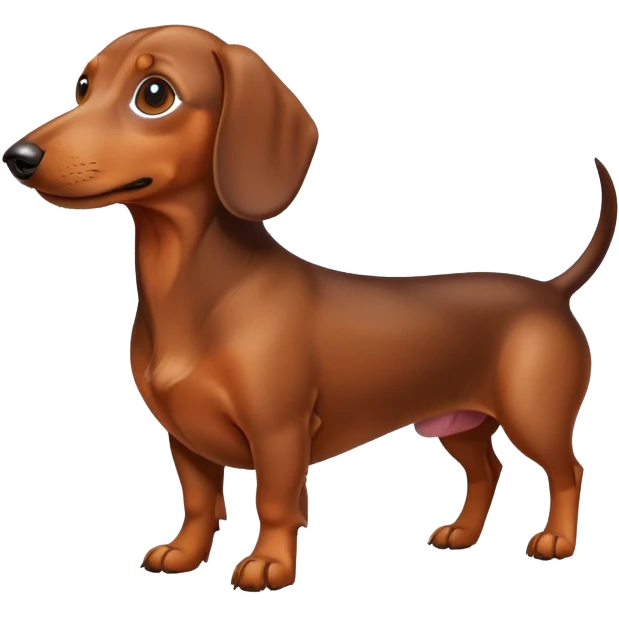 weiner dog emoji