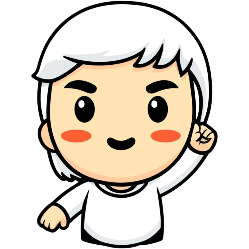 Memoji of me holding up the middle finger  emoji