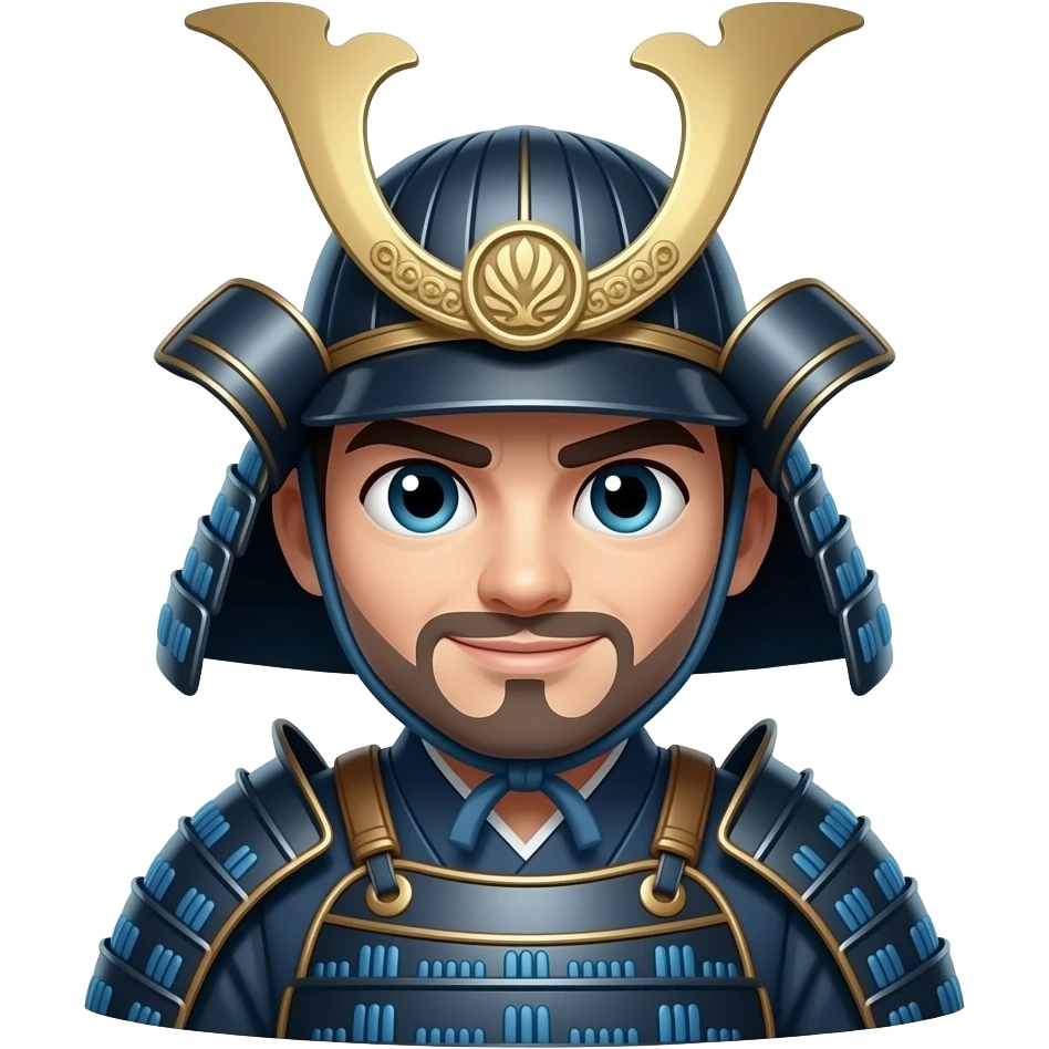 very cute ronin emoji (chill and cool as ice) emoji