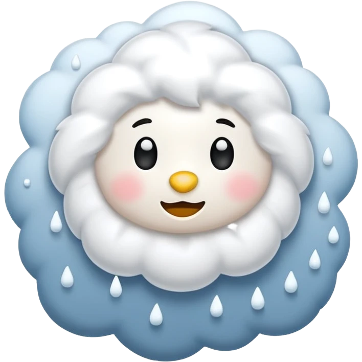 Zăpadă albă emoji