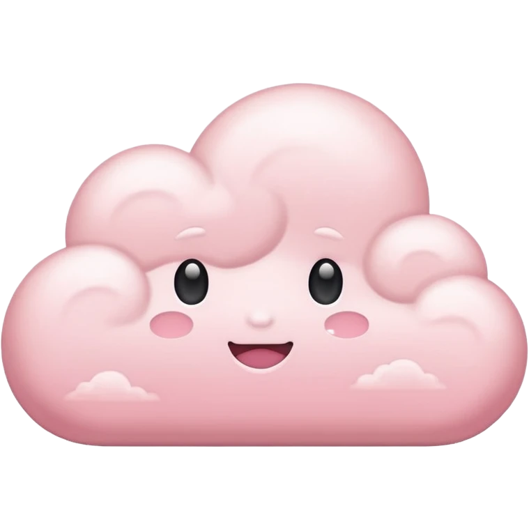 pastel pink cloud emoji