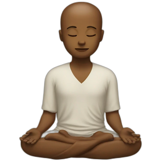 Meditation emoji