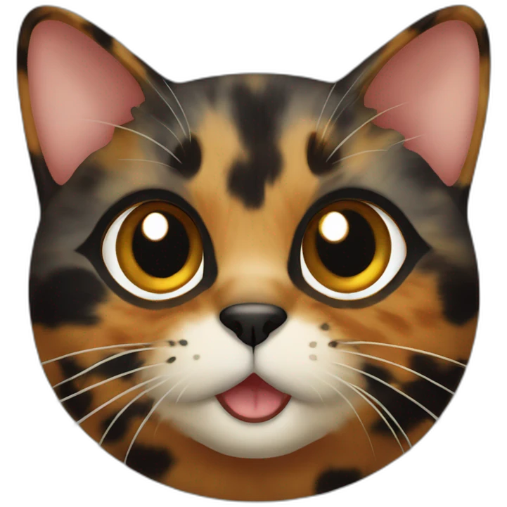 tortoiseshell cat emoji