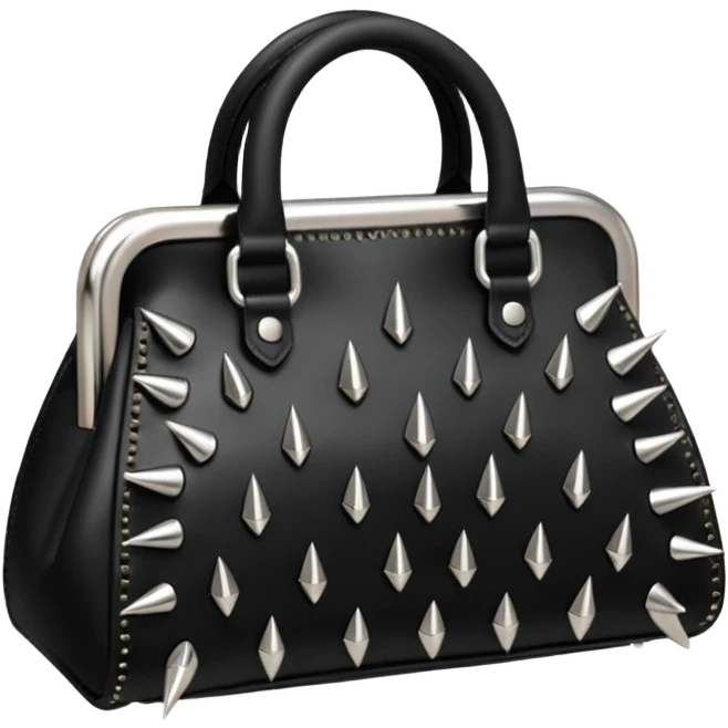 purse with spikes in it  emoji