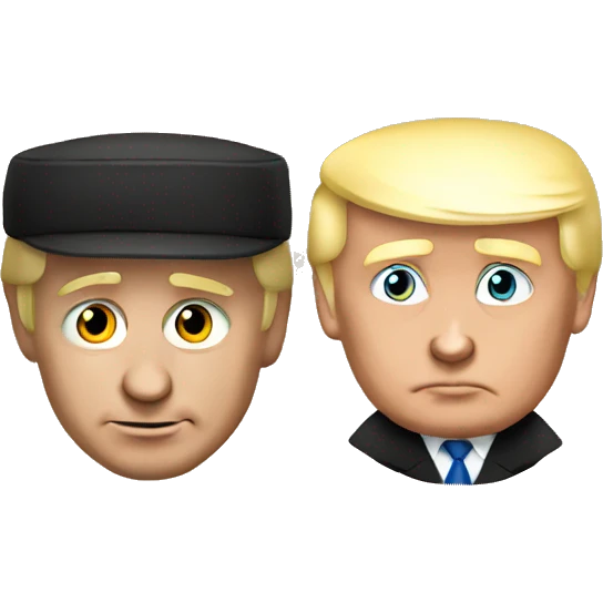 Trump and Putin  emoji